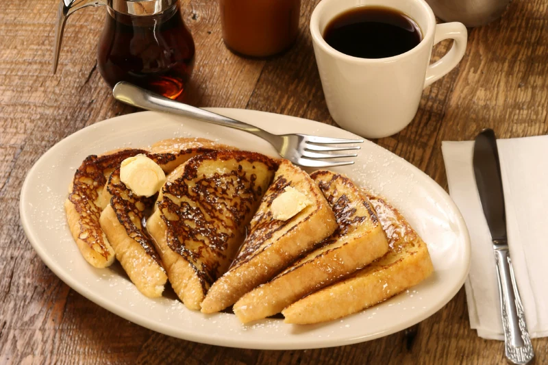 Pain perdu au petit déjeuner