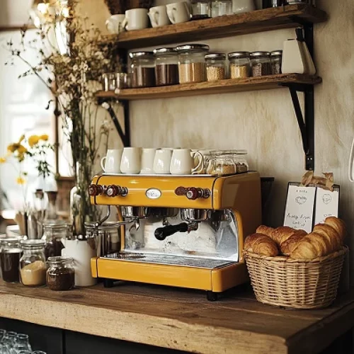 Cafetière d'une table d'hôte Paris
