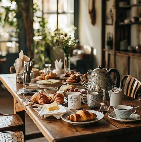 Table d'hôte avec petit dejeuner
